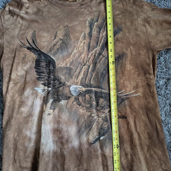 Vintage 1996 The Mountain Ted Blaylock Majestic Eagle Wilderness Scene Shirt - Picture 4 of 7